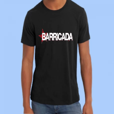 camiseta hombre barricada logotipo 2