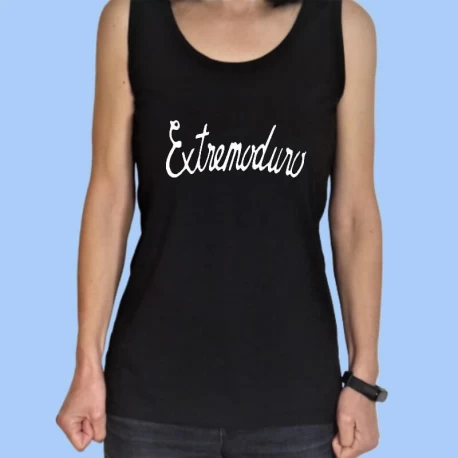 camiseta sin mangas mujer extremoduro logotipo
