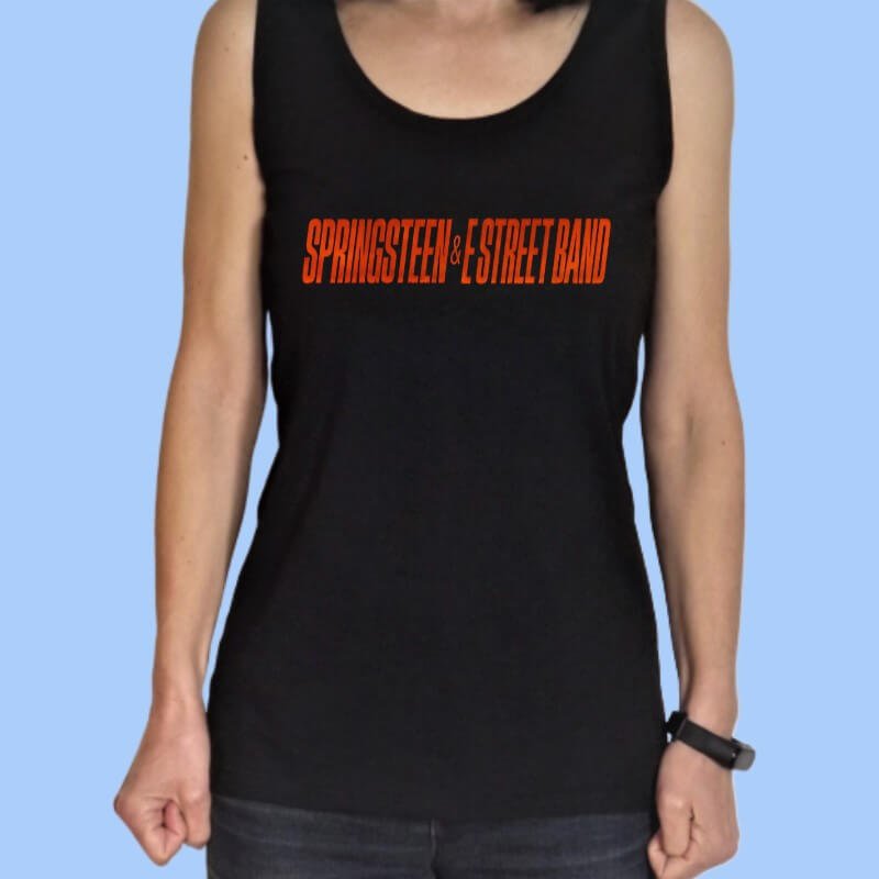 Camiseta sin mangas mujer Bruce Springsteen Logotipo