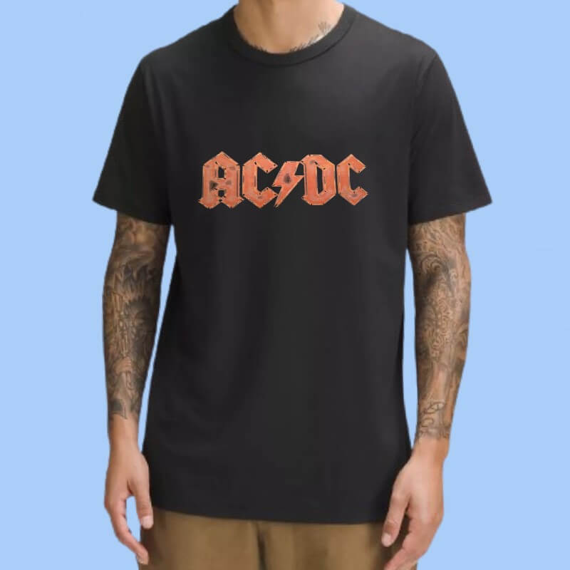 Camiseta AC/DC - Logo Vintage