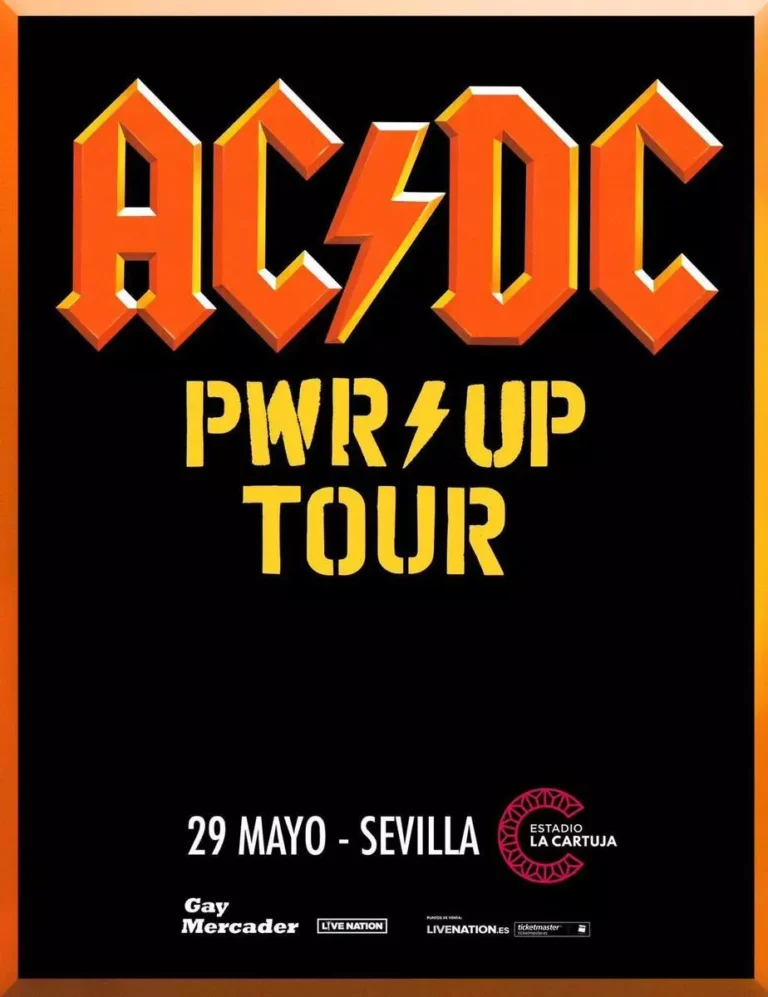Lista posible de canciones de la banda AC/DC para los conciertos en Sevilla. 1 Conciertos AC-DC Sevilla 2024