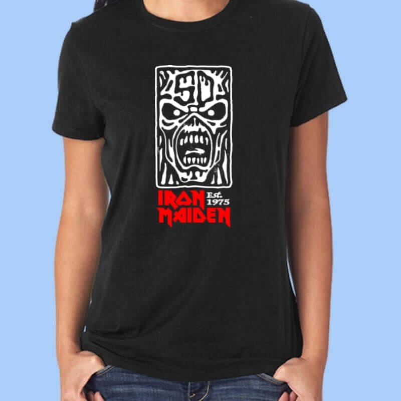 Camiseta mujer IRON MAIDEN - Est. 1975