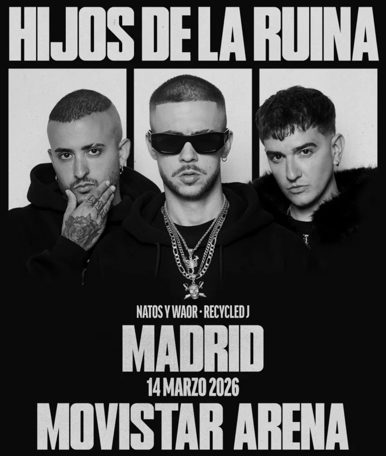 Entradas "Hijos de la Ruina Vol. 4 Tour" en Madrid 2026 - Madrid - 14 de marzo 2026 9 Entradas "Hijos de la Ruina Vol. 4 Tour" en Madrid 2026