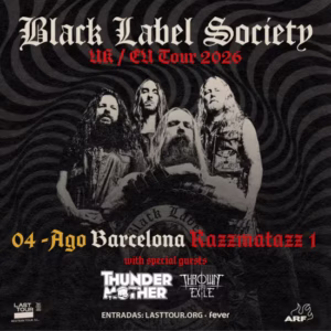 Concierto Black Label Society - Barcelona 2026
