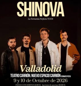 Conciertos Shinova - Valladolid 2026